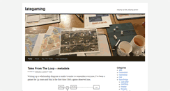 Desktop Screenshot of lategaming.com