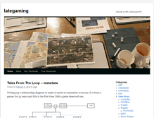 Tablet Screenshot of lategaming.com